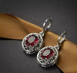 Oval Flower Pendant Set-00743 | Women Jewelry | Necklaces & Pendants | Casual jewelry sets | Brand New