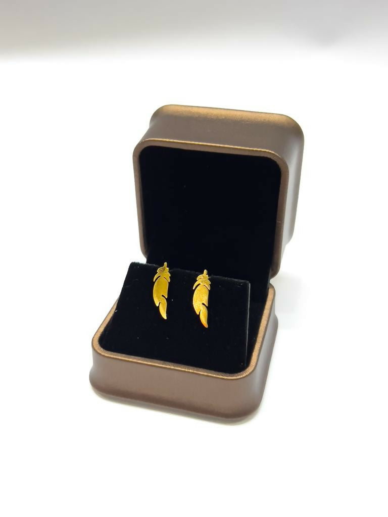 Stainless Steel Leaf Earrings | Women Jewelry | New