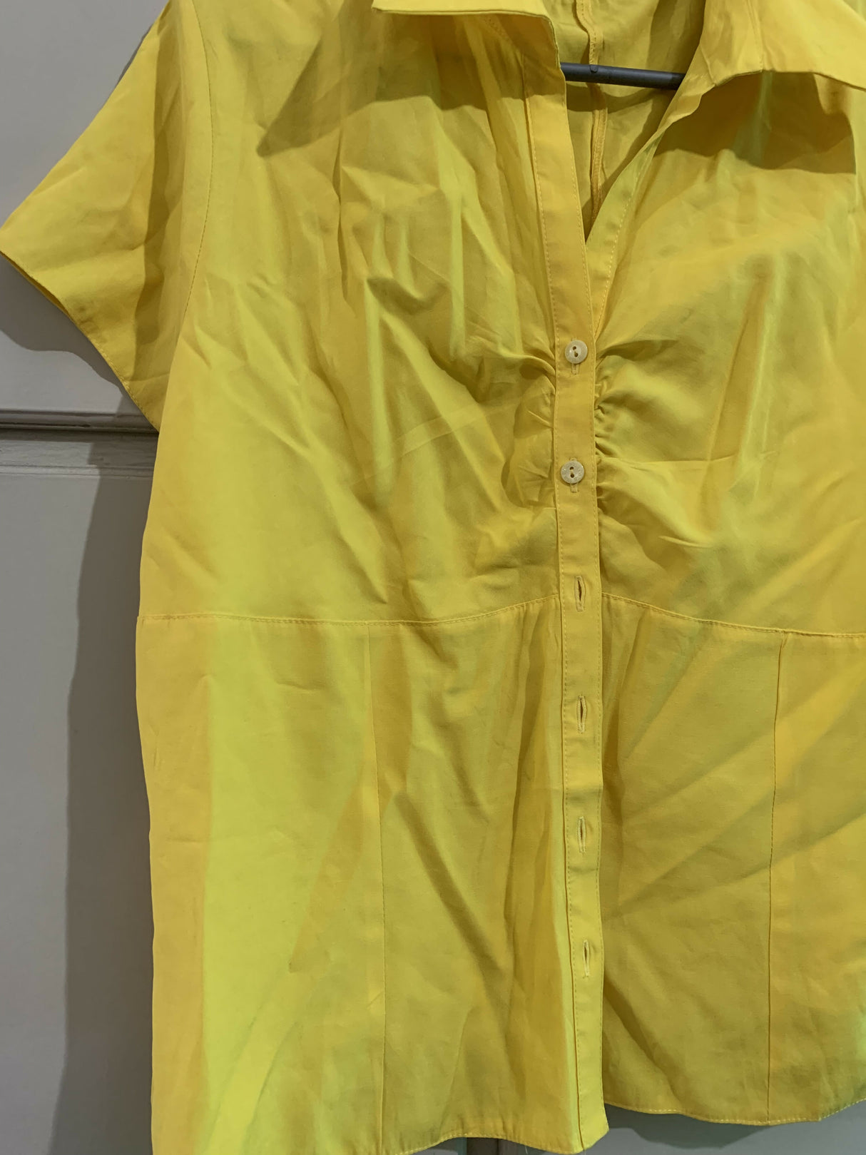Yellow Button Down Shirt | Women Tops & Shirts | Small | New
