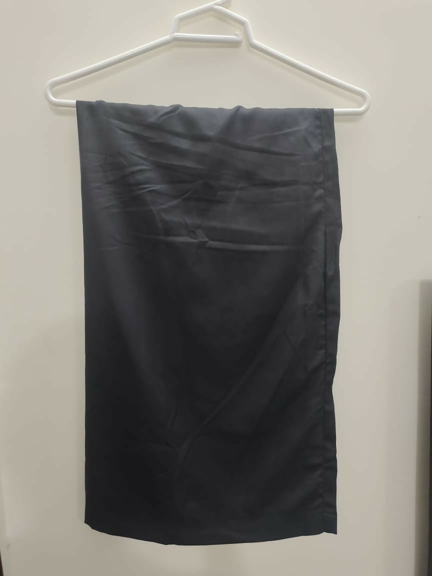 Black Saree | Women Locally Made Formals | Small | Worn Once