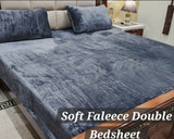 Soft velvet fleece bedsheets | Bedsheets & Bedding | Home decor | King size | Brand New