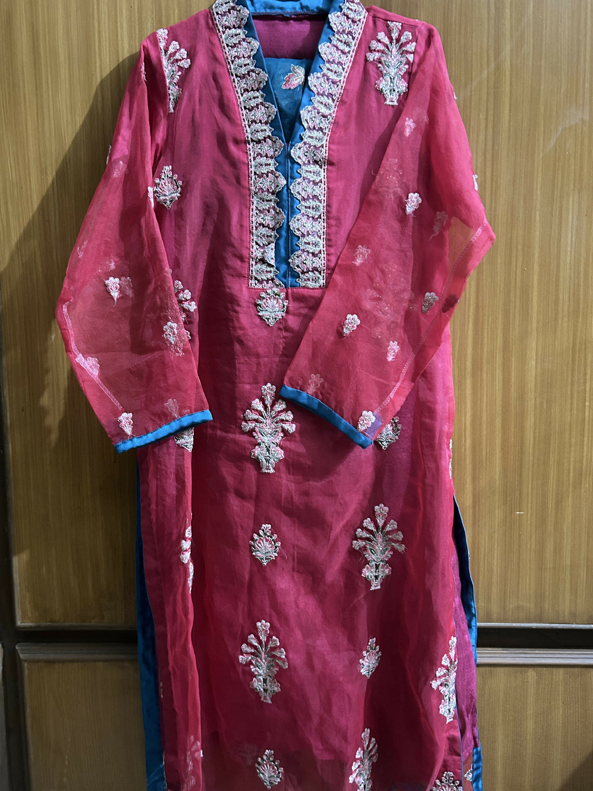 Asim Jofa | Women Branded Kurta | Small | Pink | Worn Once