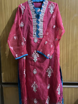Asim Jofa | Women Branded Kurta | Small | Pink | Worn Once