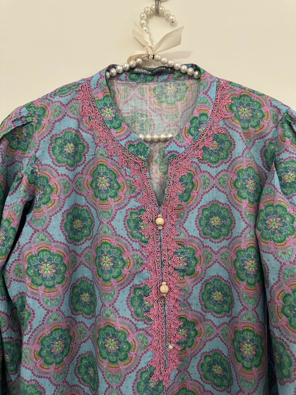 Generation | Women Branded Kurta | Sky Blue | Medium | Worn Once