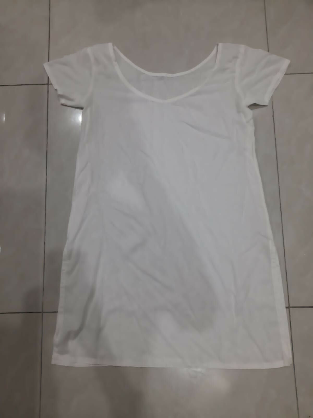 White Chicken Kari Kurta | Women Locally Made Kurta | Small | Preloved