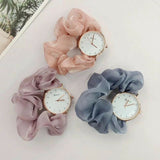 Organza Scrunchie Watch | Available in 7 colors |Women Accessories | Stretchable Watch | New
