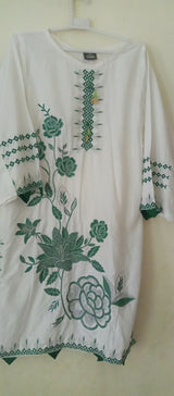Embroidered 3Pcs Suit | Women Locally Made Kurta | Medium | New