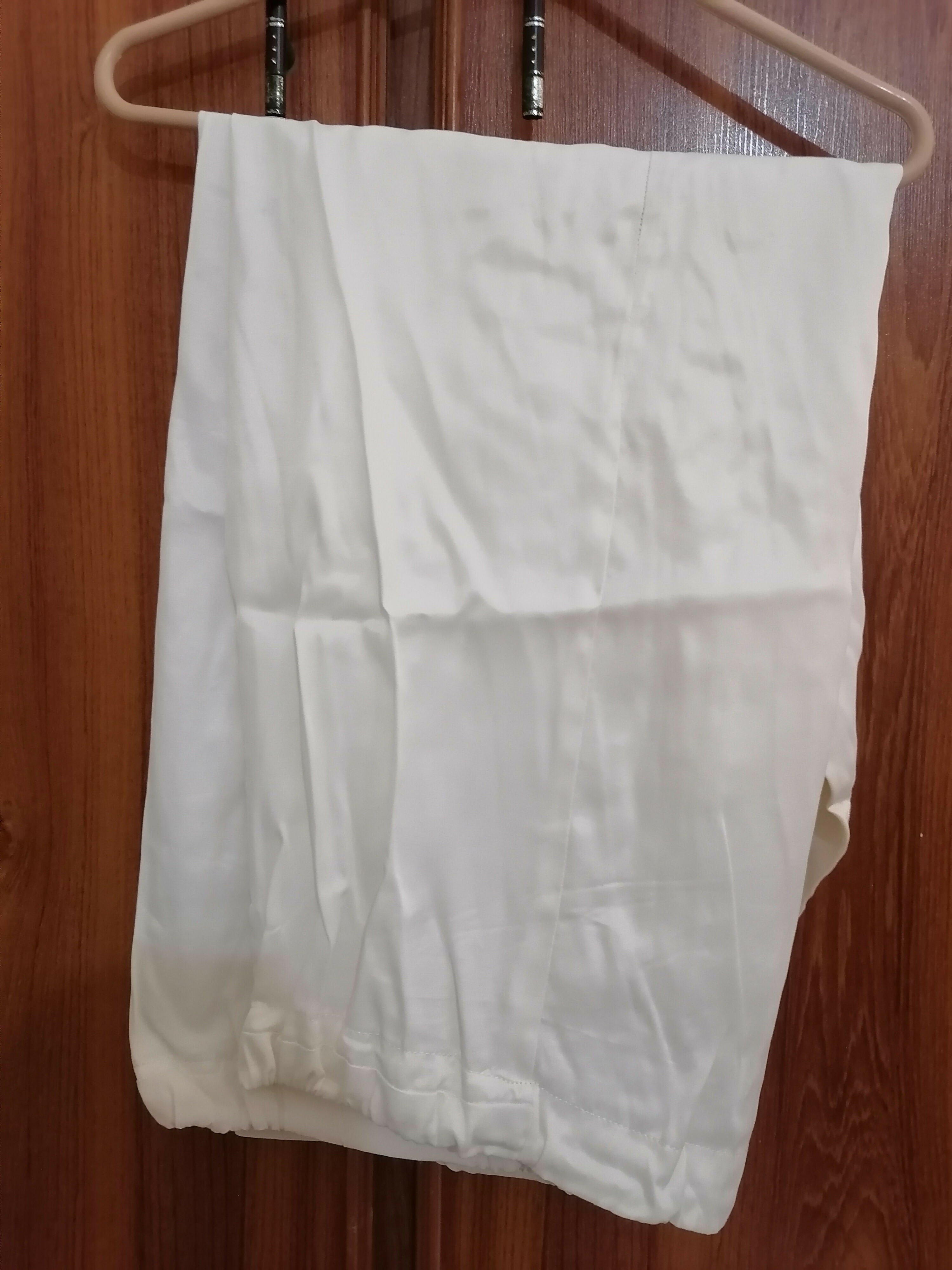 White Chiffon Suit | Women Locally Made Formals | X Large | Preloved