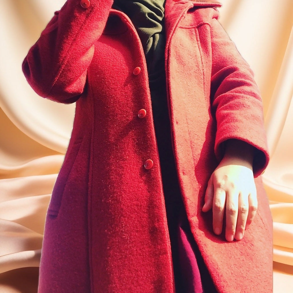 Korean Long Coat | Women Sweaters & Jackets | Medium | Preloved