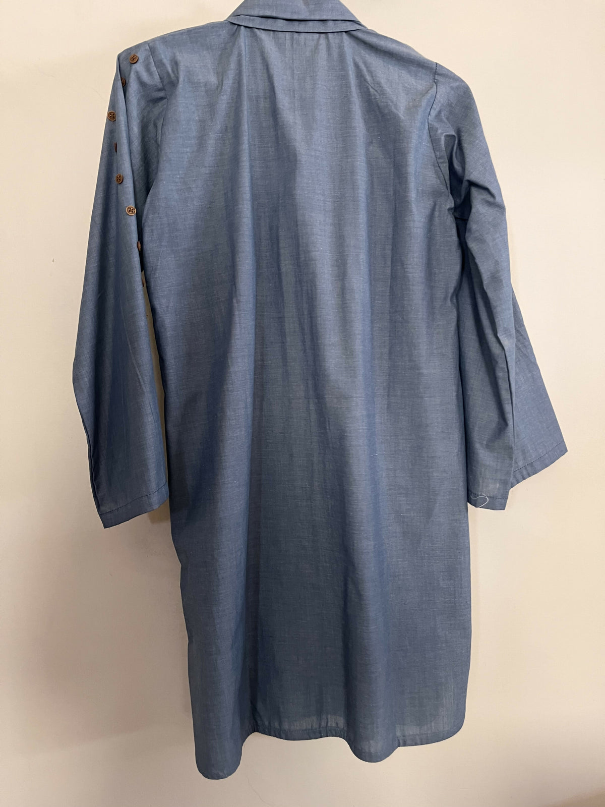Denim Embroidered Shirt | Women Tops & Shirts | XSmall | Blue | New