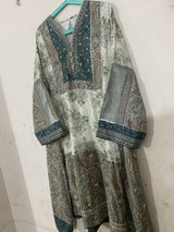 Ethnc | Women Branded Kurta | Medium | Green | Preloved