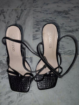 Boohoo | Black High Heels | Women Shoes | Heels | Size: 38 | Preloved