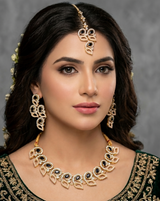 Leaf Round Necklace Set-00043 | Women Jewelry | Wedding Jewelry & Sets | Brand New