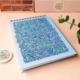 Leaves Doodle Periwinkle Sketchbook | For Your Home | Books | New