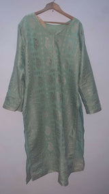 Green Shirt | Women Locally Made Kurta | Large | Preloved