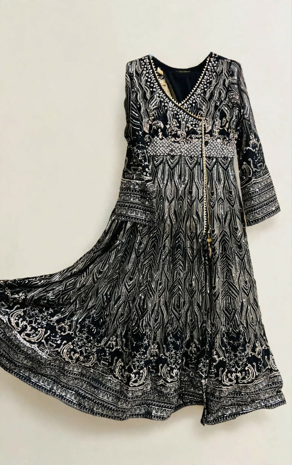 Rangoli | Women Frocks & Maxis | Black | Small | Worn Once