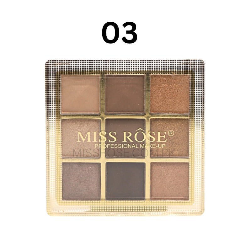 Buy Missrose New 9 Colour Eyeshadow Palette (032) in Pakistan