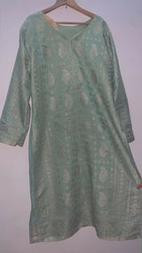 Green Shirt | Women Locally Made Kurta | Large | Preloved