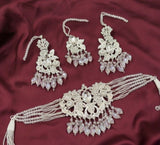 Oval/Flower Pearl Drop Choker Set-00262 | Women Jewelry | Wedding Jewelry & Sets | Brand New