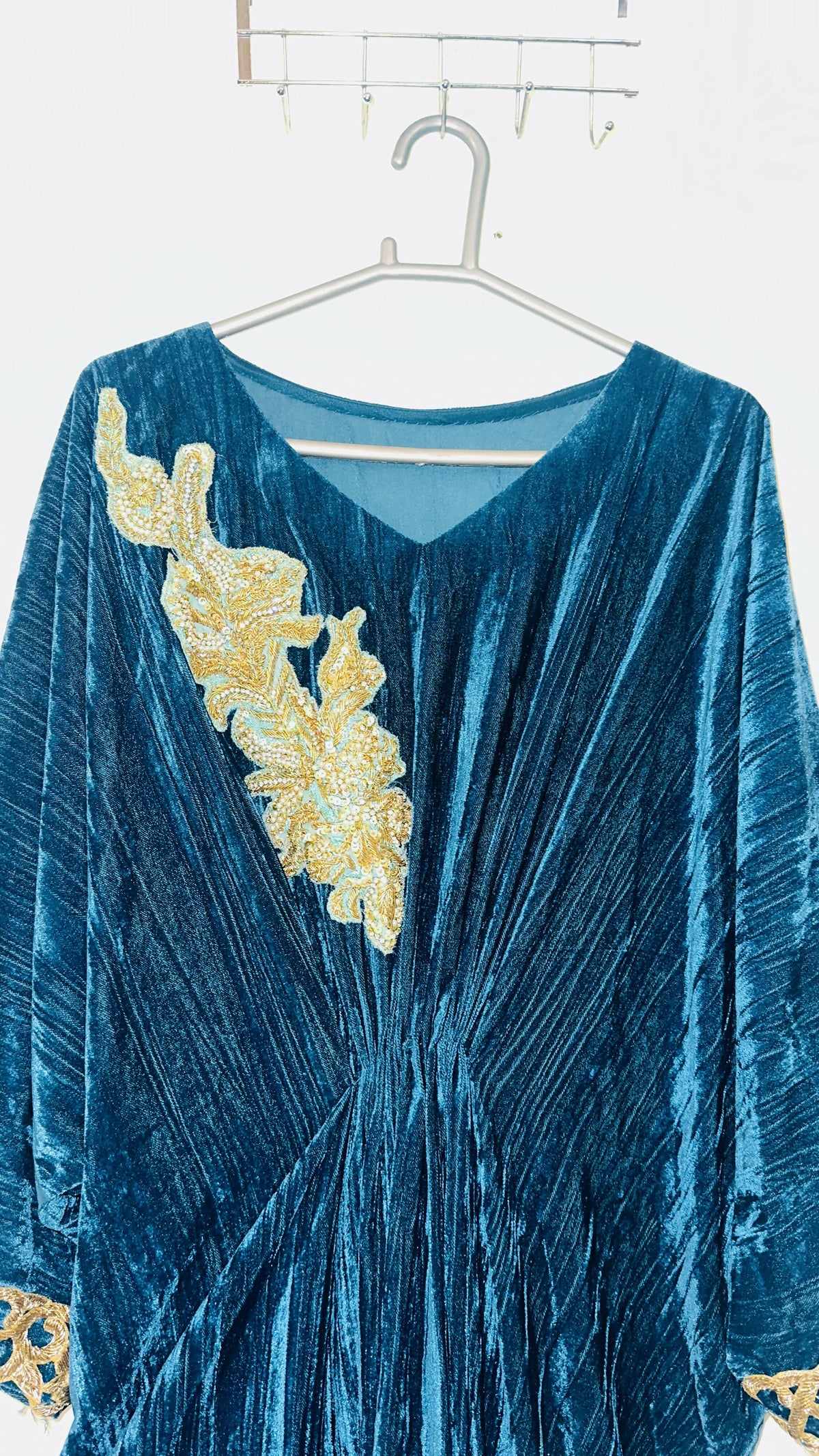 Sea Green Kaftan | Women Locally Made Formals | Large | Worn Once