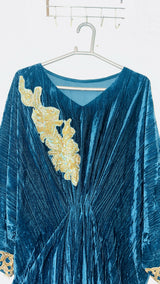 Sea Green Kaftan | Women Locally Made Formals | Large | Worn Once