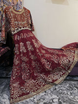 Glorious Red Bridal Maxi | Women Bridals | Medium | Worn Once