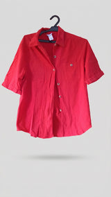 Half Sleeves Shirt | Women Tops & Shirts | Red | Small | New