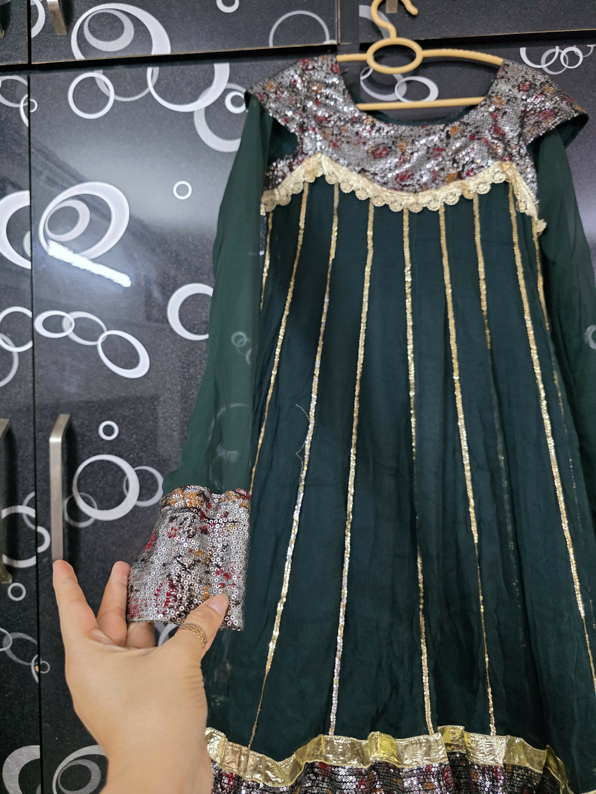 Chiffon Agrakha Frock | Women Frocks & Maxis | Medium | Worn Once