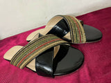 Unze London | Black Fancy Casual Slipper | Women Shoes | Size: 8 | Worn Once
