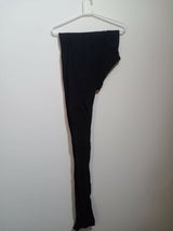 Black chiffon Long frock with velvet | Women Locally Made Formals | Large | Preloved