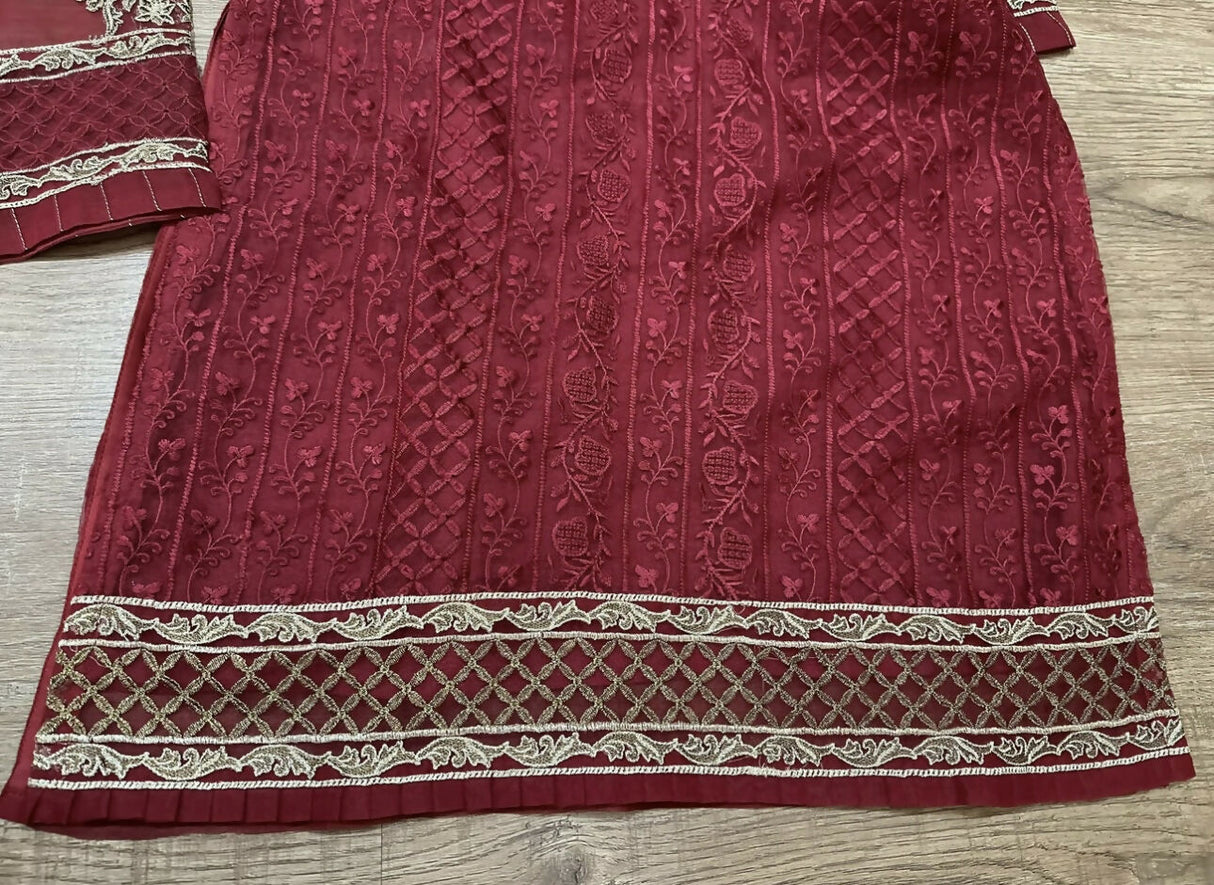 Stitch | Organza embroidered Kurta | Women Branded Kurta | XSmall | New