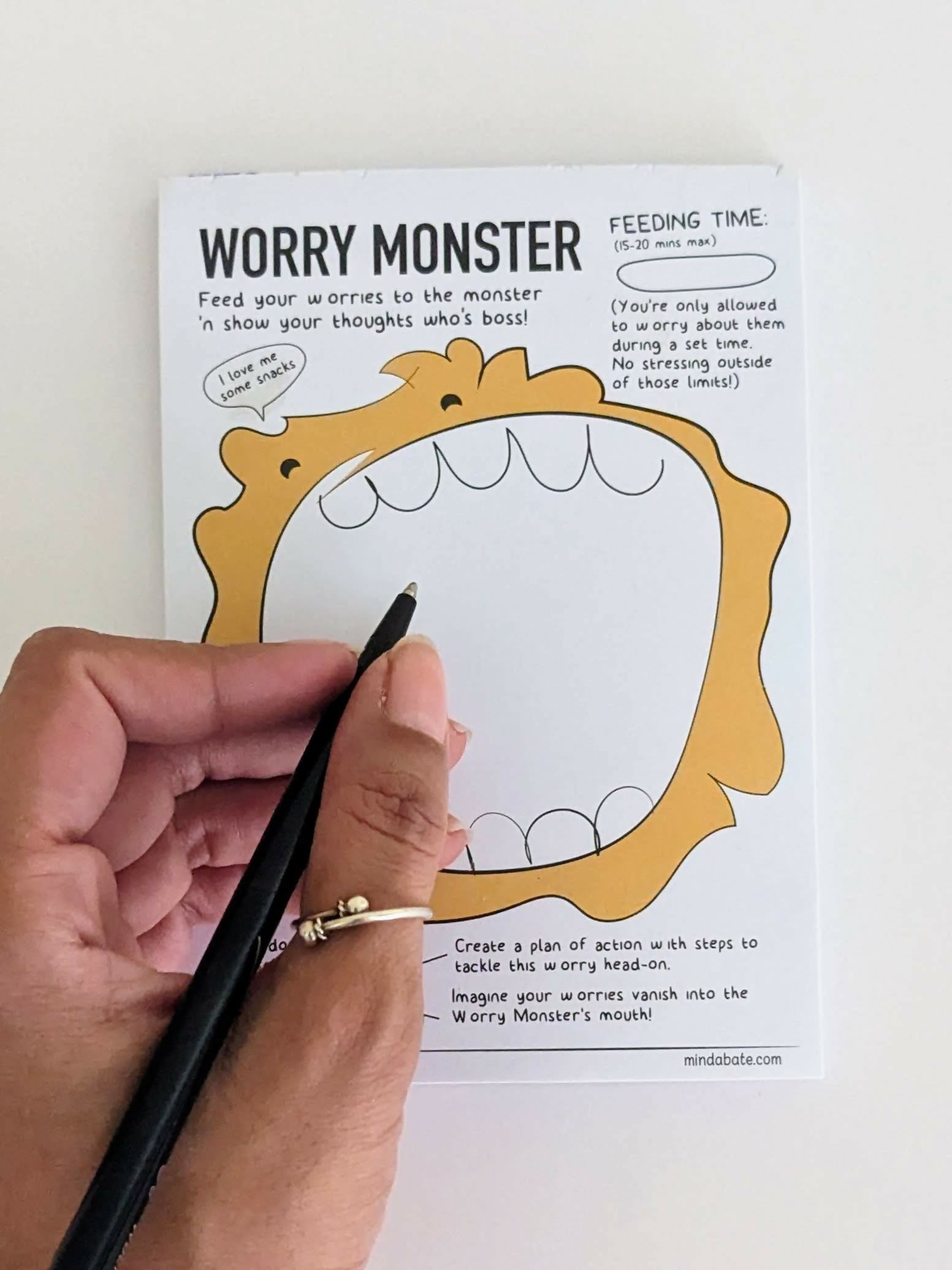 Worry Monster Pad | Corporate Gifts | New