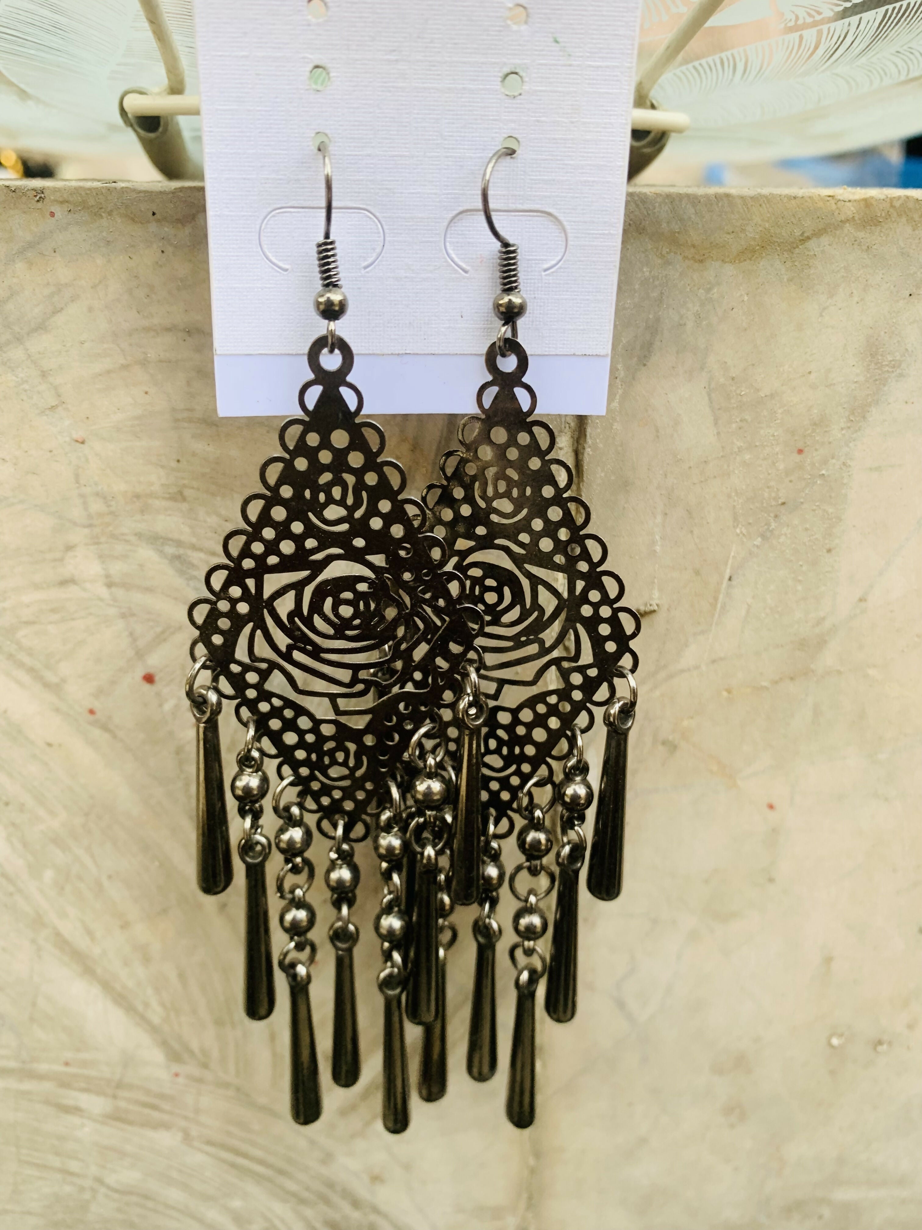 Black Earrings | Women Jewellery | Small | New