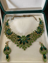 Green Necklace Set | Women Jewelry |Necklaces & Pendants |Brand New