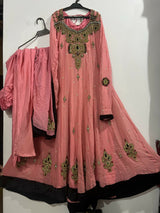 Beautiful Fancy Pink Maxi | Women Frocks & Maxis | Medium | Preloved