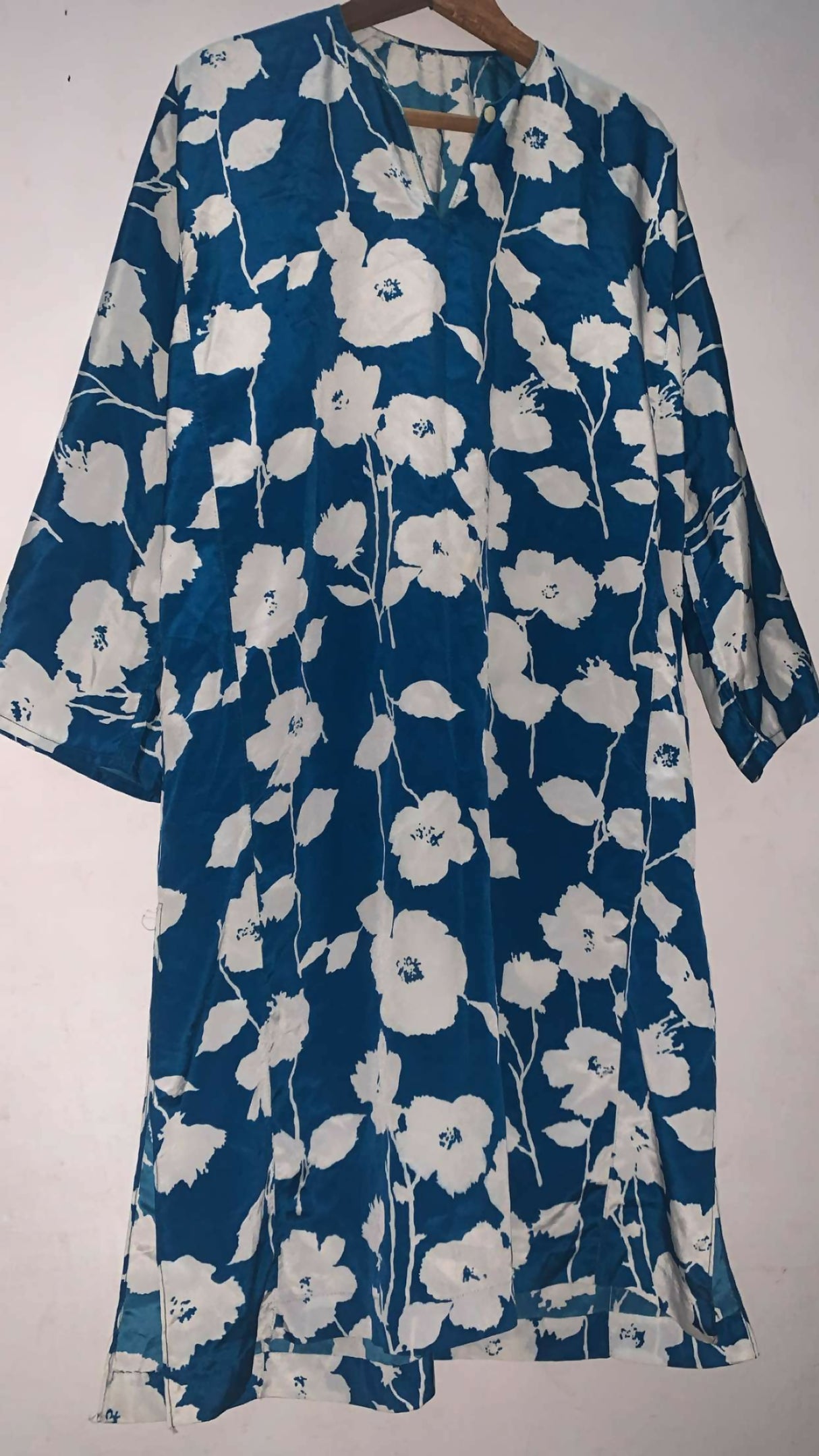 Blue Shirt | Women Locally Made Kurta | Medium | Worn Once