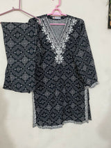Khaadi | Women Branded Kurta | Black | Large | Worn Once
