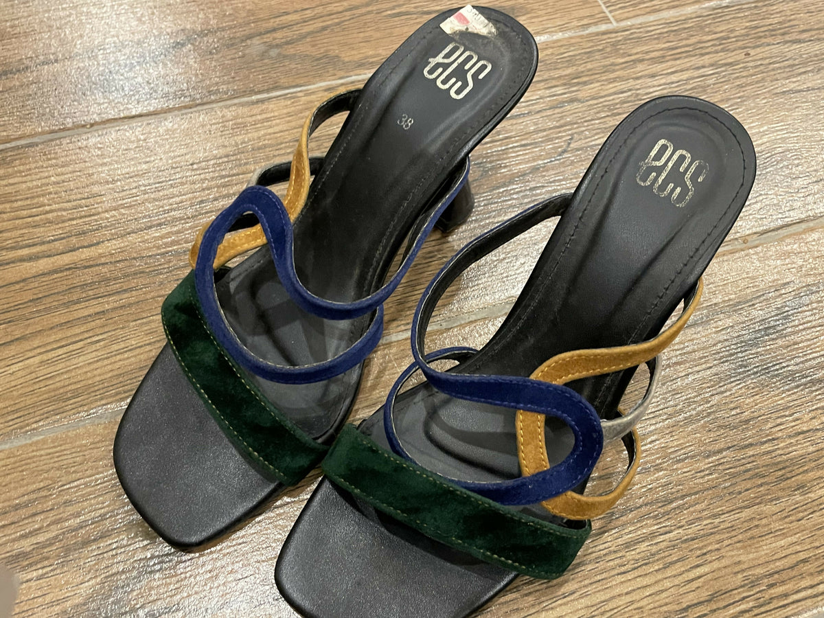 ECS | Women Shoes | Heels | Black | Size : 37 | Worn Once