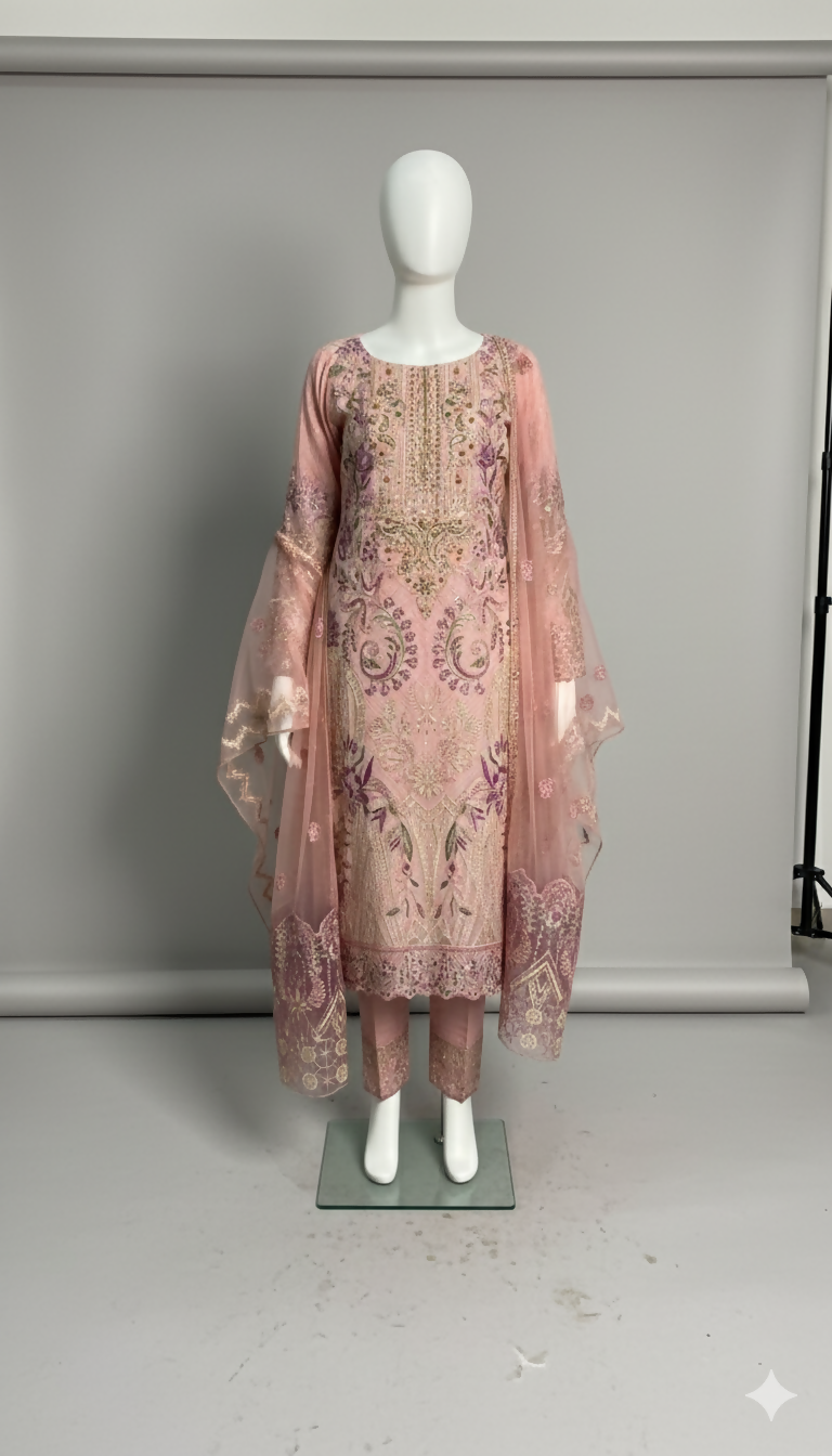 The Rosewater Meadow |Women Locally Made Kurta |Medium | Worn Once