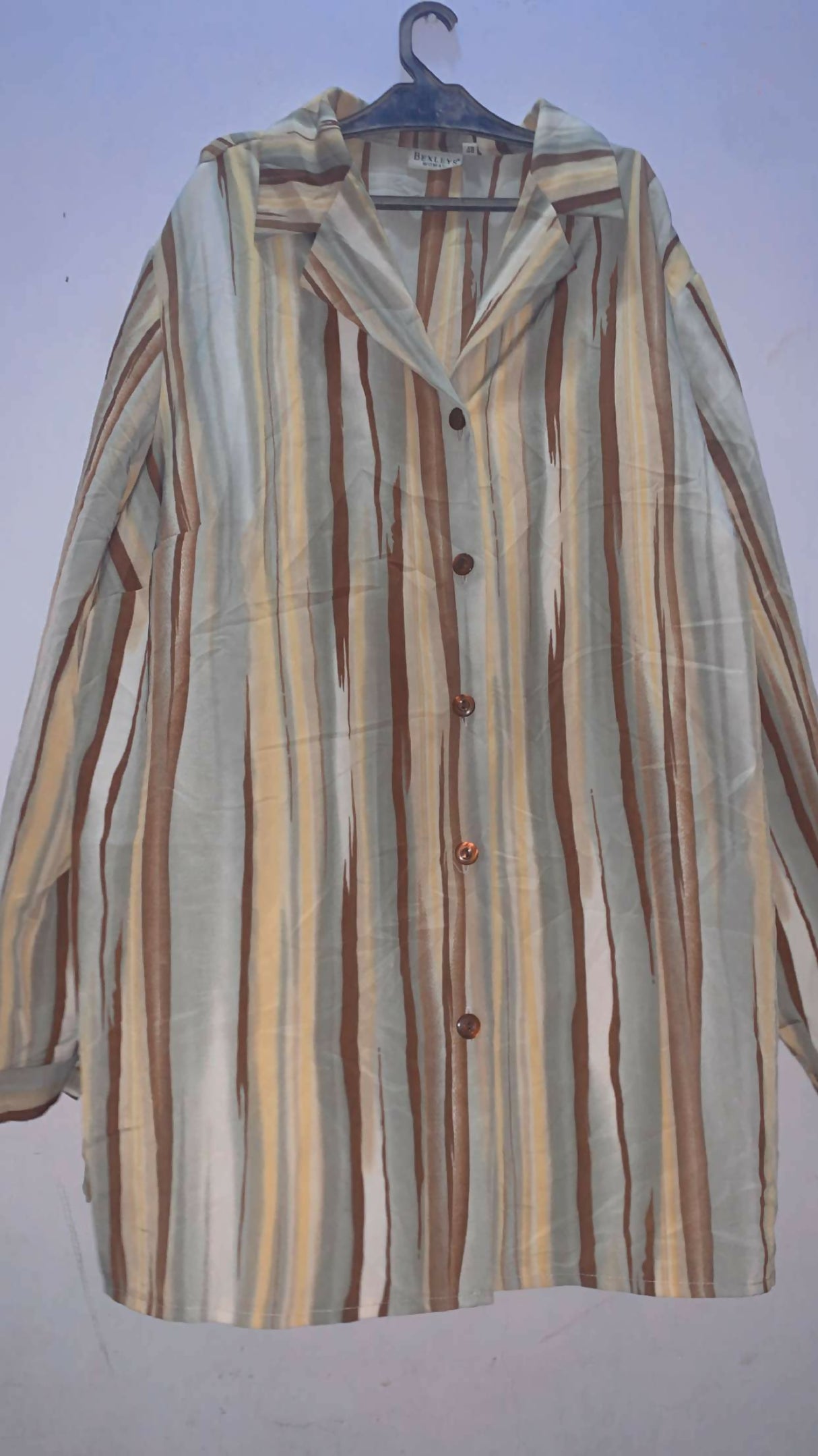 Brown Western Top | Women Tops & Shirts | Large | Preloved