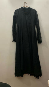 Black Long Frock | Women Frocks & Maxis | Small | Preloved