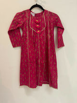Beautiful Pink Kurta | Girls Shalwar Kameez | Size: 30 & 32 | New