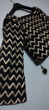 Black Heavy Suit | Women Locally Made Formals | Medium | Worn Once