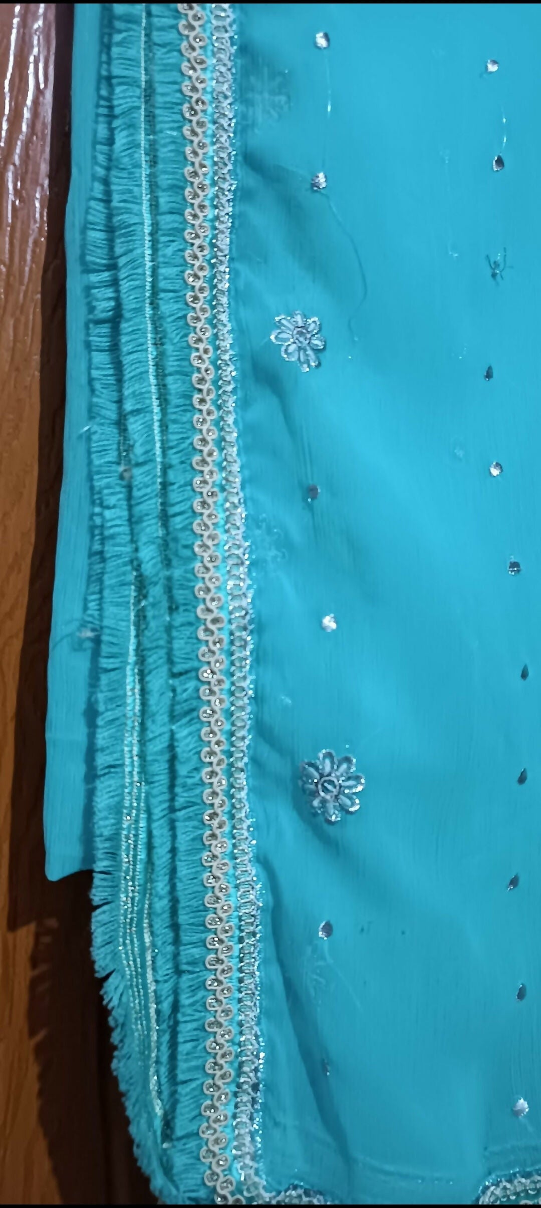 Blue 3Pc Dress | Women Locally Made Formals | Medium | Worn Once