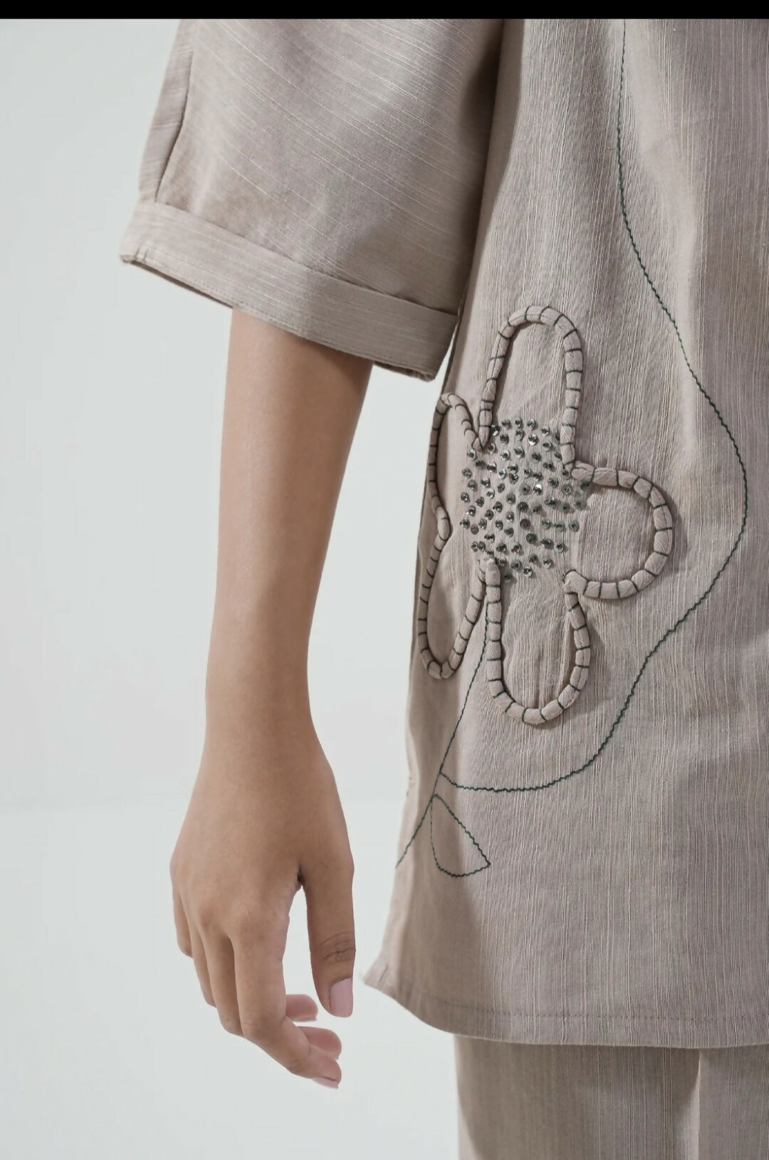 2PC Stitched Cord Set | Women Locally Made Kurta | Medium | New