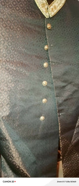 Copper Brown Sherwani | Men Shalwar Kameez | Large | Worn Once