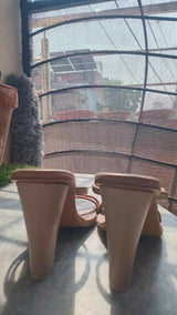 Beige Heels | Women Shoes | Heels | Size:8 | Worn Once