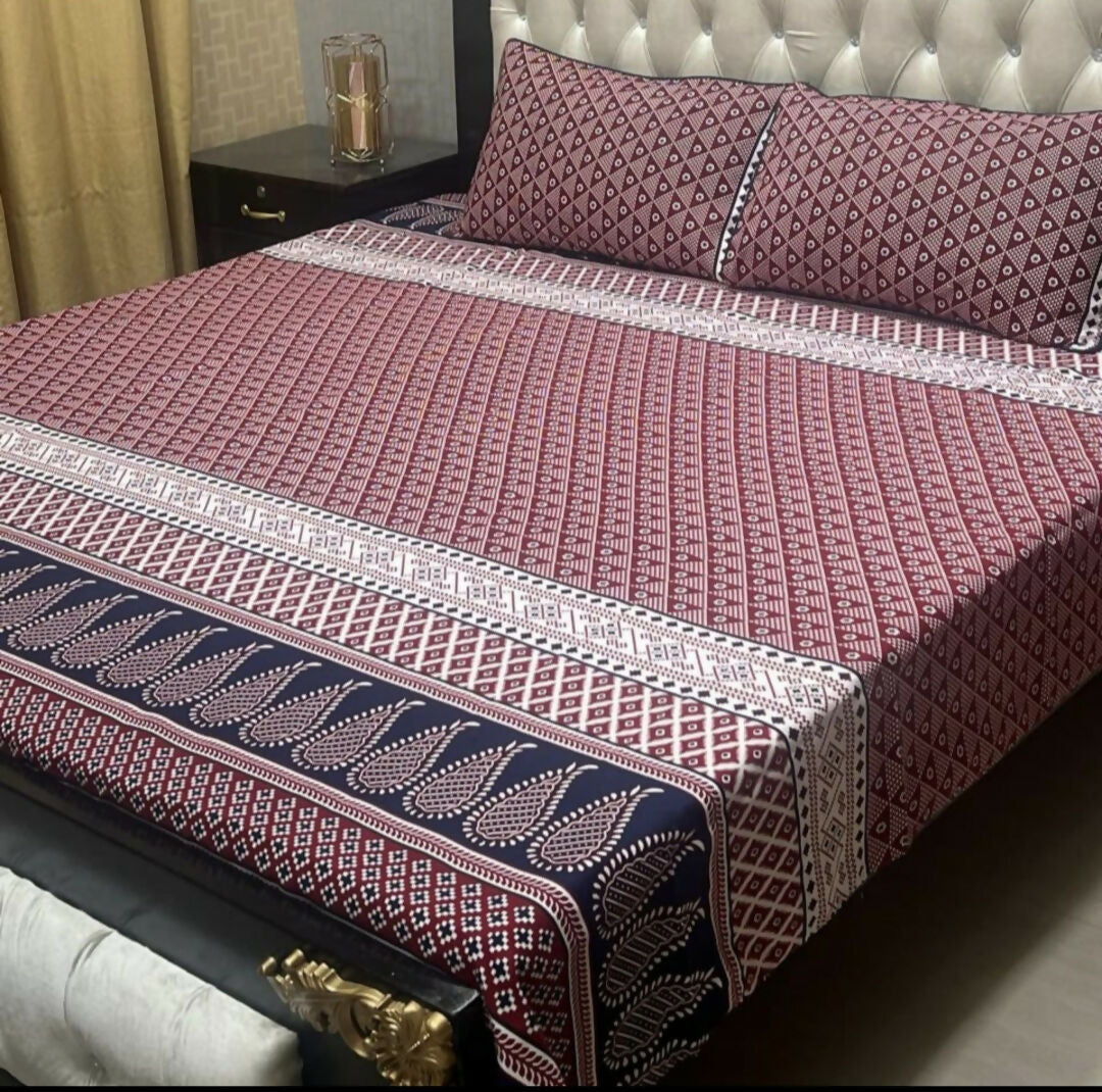 Cotton Double Bedsheets | For Your Home | Home & Decor | Size: 89/92 | Brand New