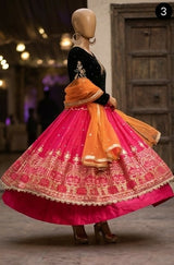 Pink Anarkali Frock | Women Frocks & Maxis | Medium | Worn Once