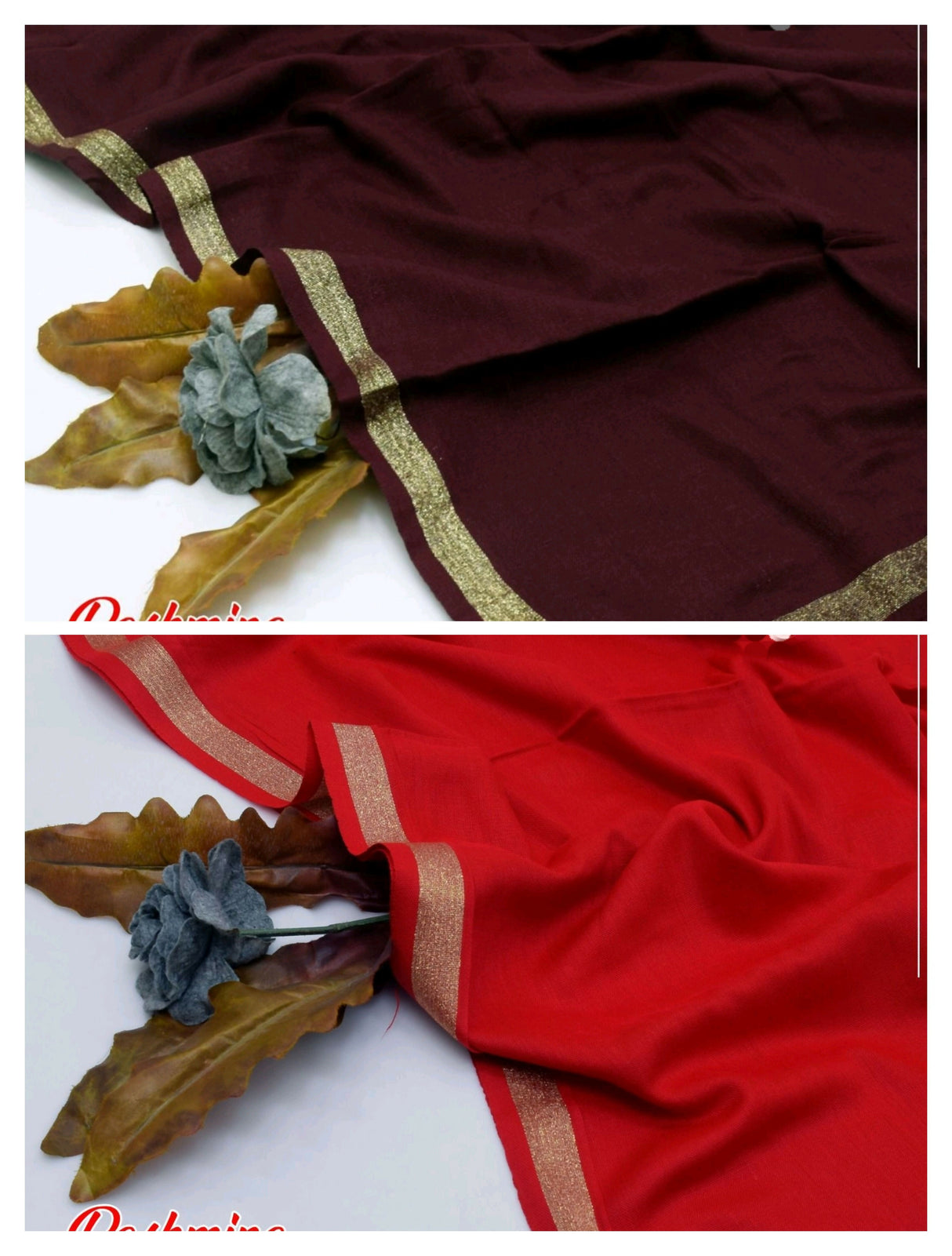 Pack of 2 shawls | Pashmina Wool shawl | Women Accessories | Brand New
